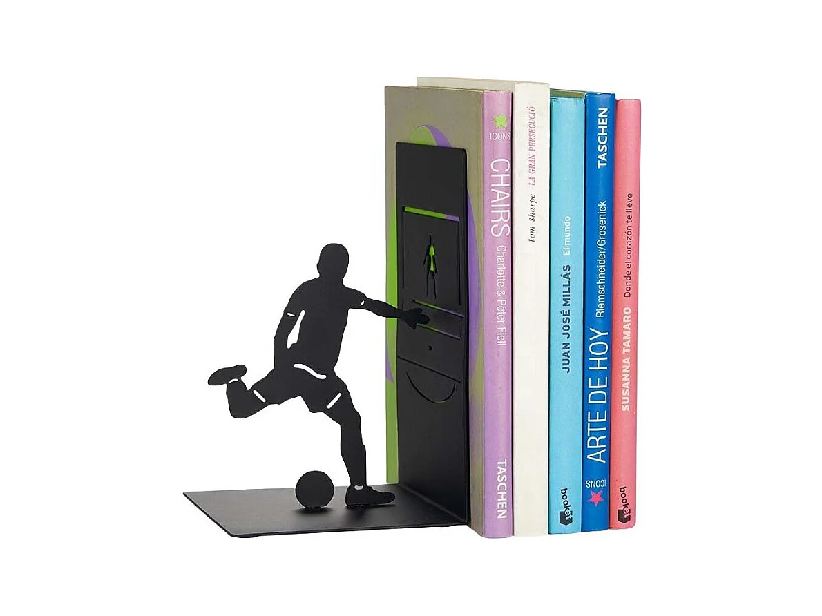 Sujetos de metal negro Sport Footballer