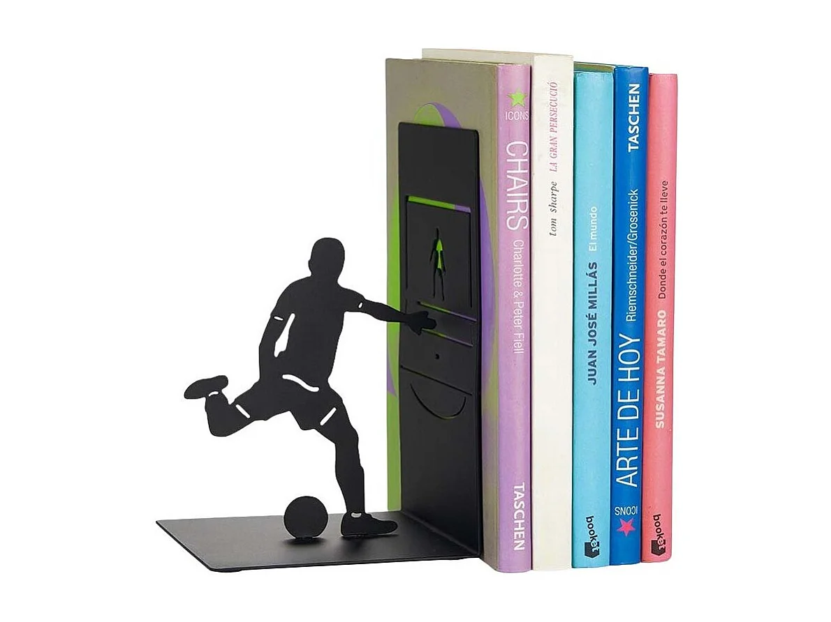 Sujetos de metal negro Sport Footballer