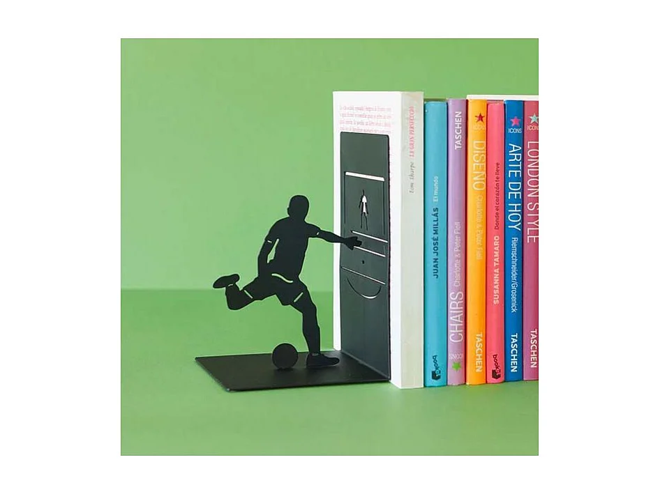 Sujetos de metal negro Sport Footballer