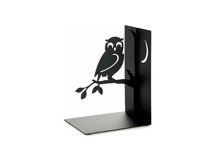Sujetalibros de metal negro Animals Bird