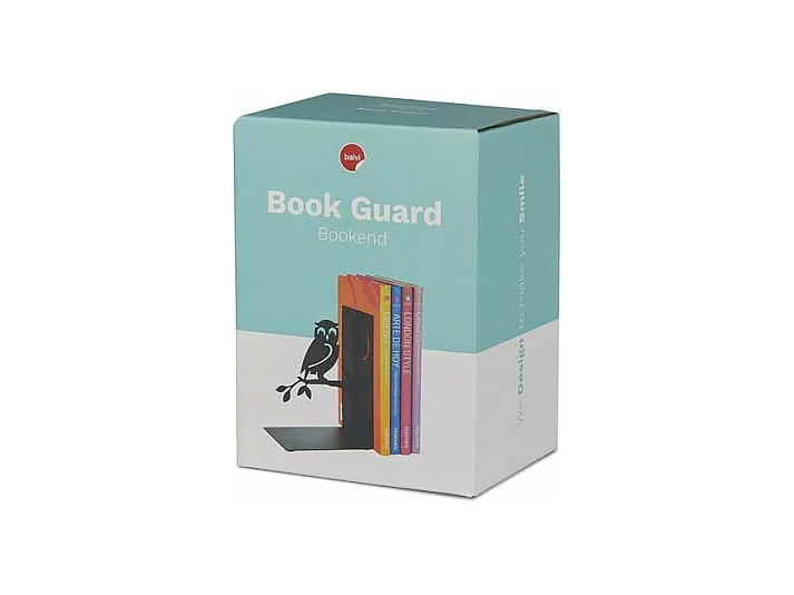 Sujetalibros de metal negro Animals Bird