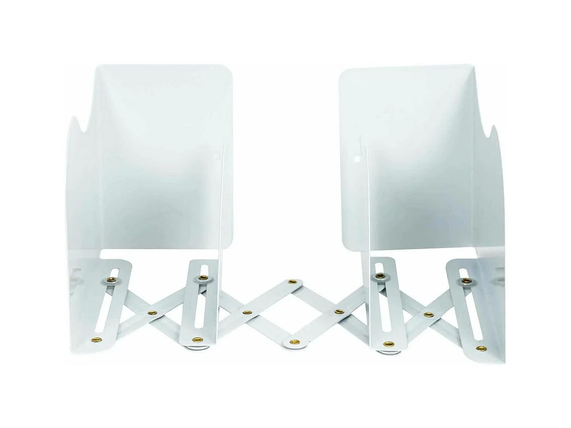 Serre-Livre Extensible "Books" 9-46cm Blanc