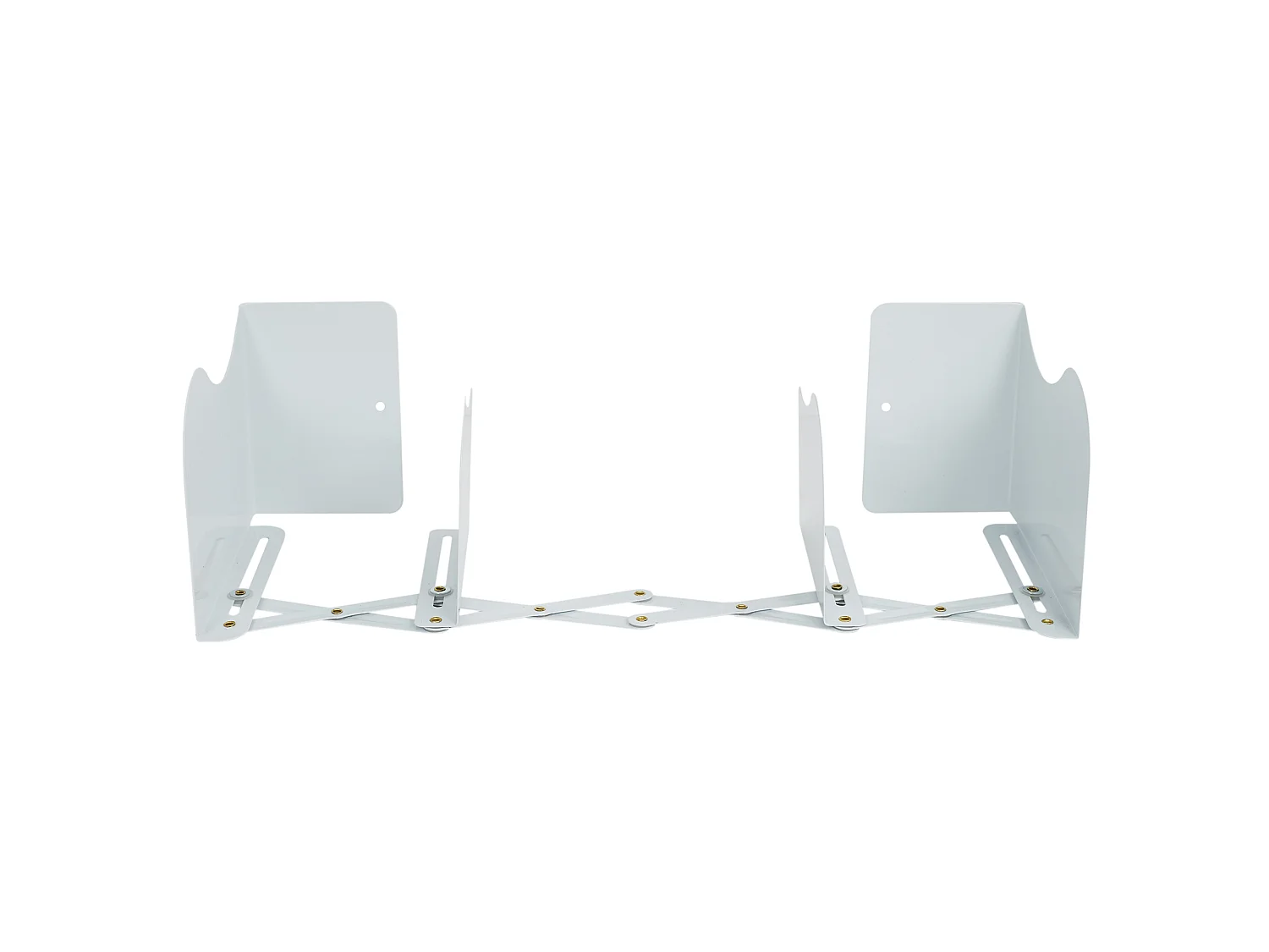 Range Livres - HOME DECO FACTORY - Extensible - Blanc
