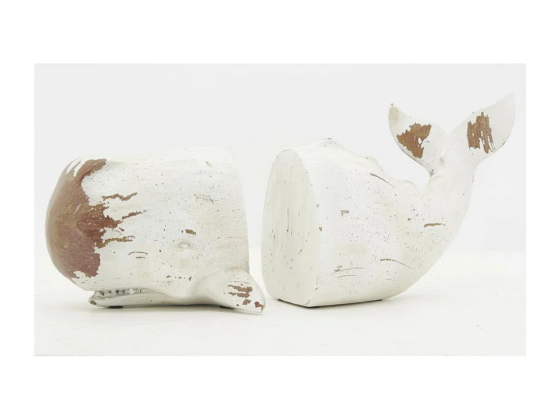 Serre-livres en bois Cachalot 25 x 12 cm