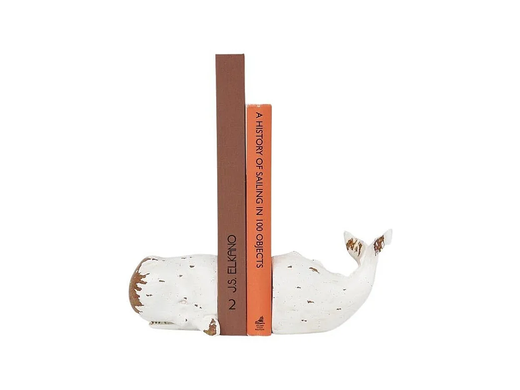 Serre-livres en bois Cachalot 25 x 12 cm