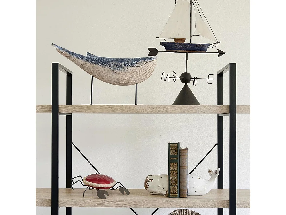 Serre-livres en bois Cachalot 25 x 12 cm