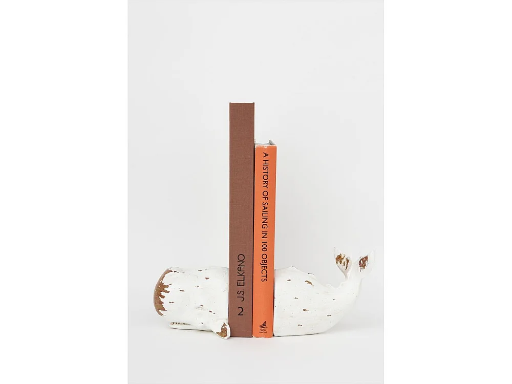 Serre-livres en bois Cachalot 25 x 12 cm