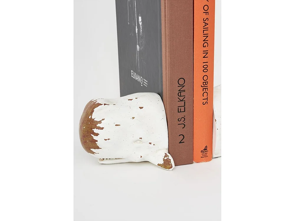 Serre-livres en bois Cachalot 25 x 12 cm