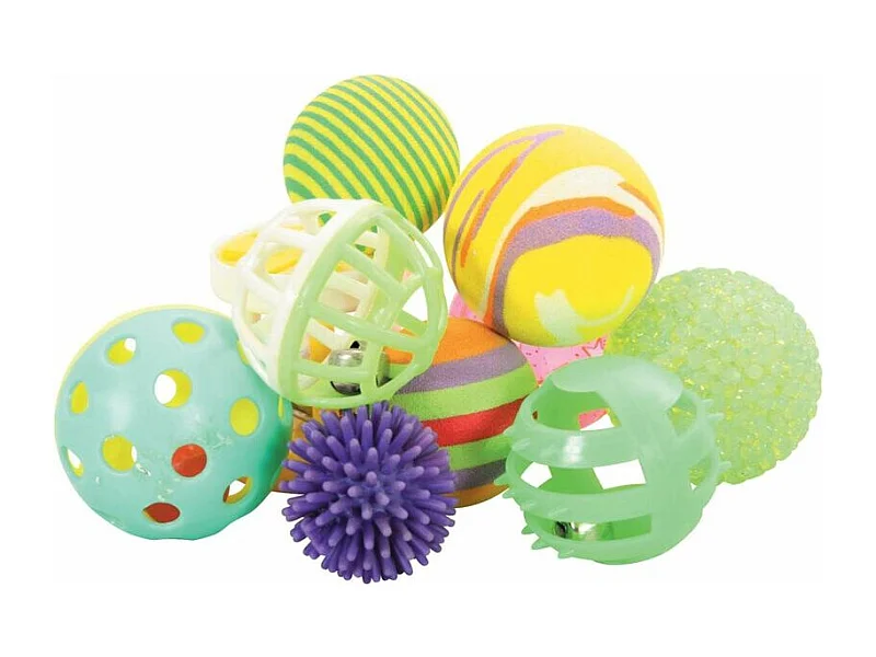 Spielzeuge für Katzen (10-teilig)