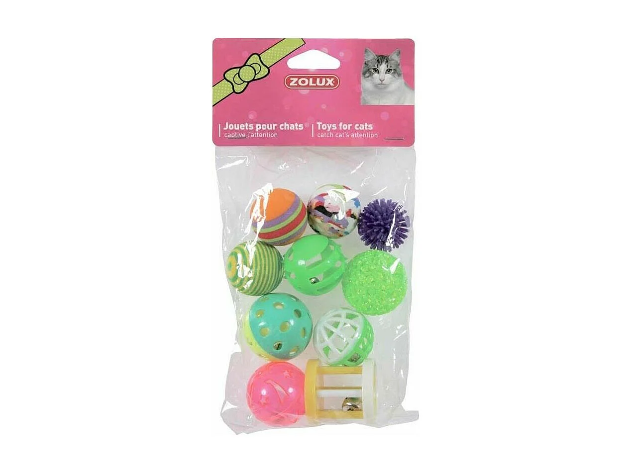 Spielzeuge für Katzen (10-teilig)