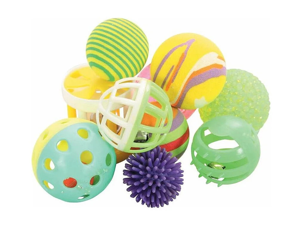 Spielzeuge für Katzen (10-teilig)