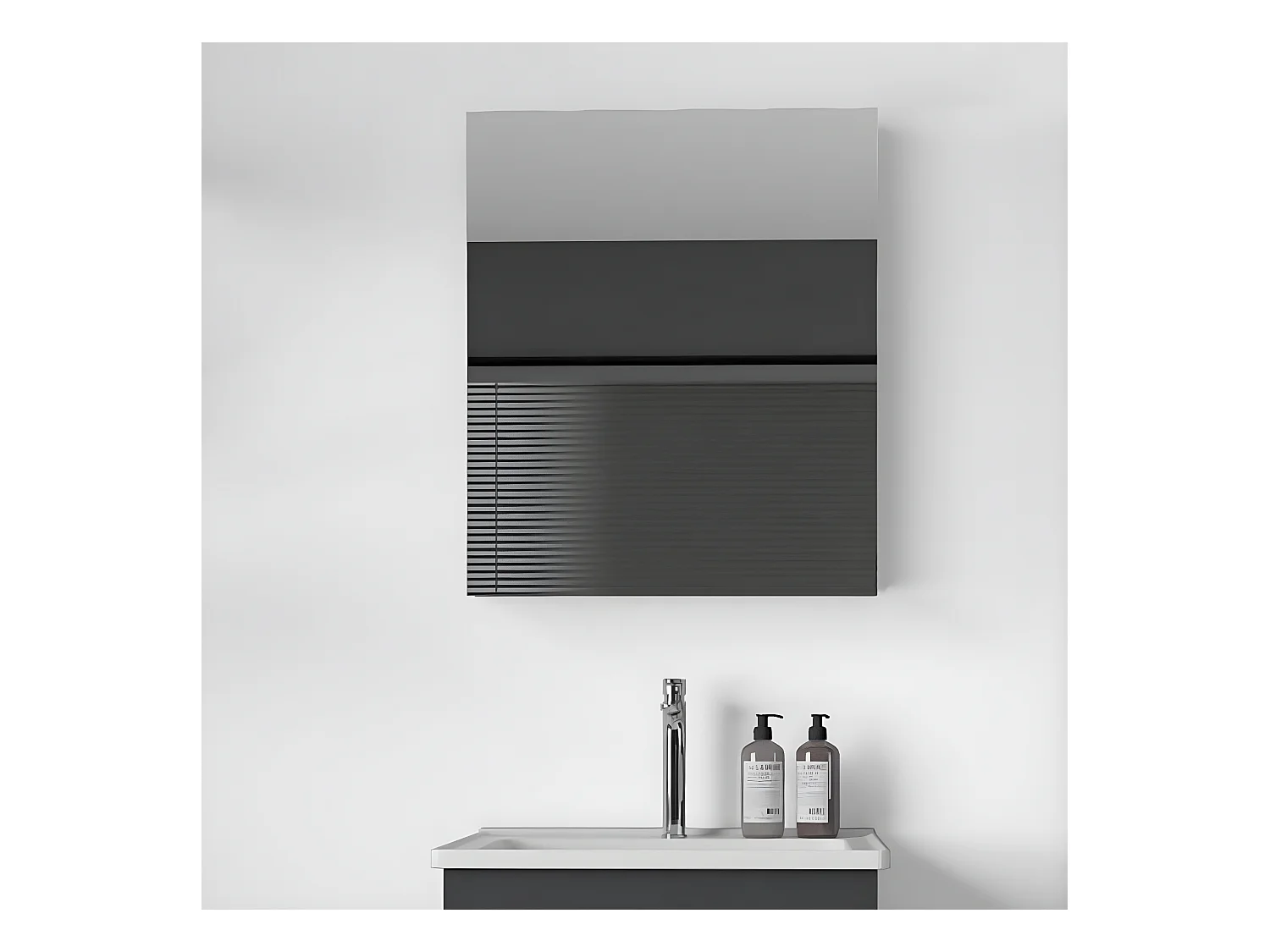 Miroir rectangulaire sans cadre DORIA largeur 60 cm