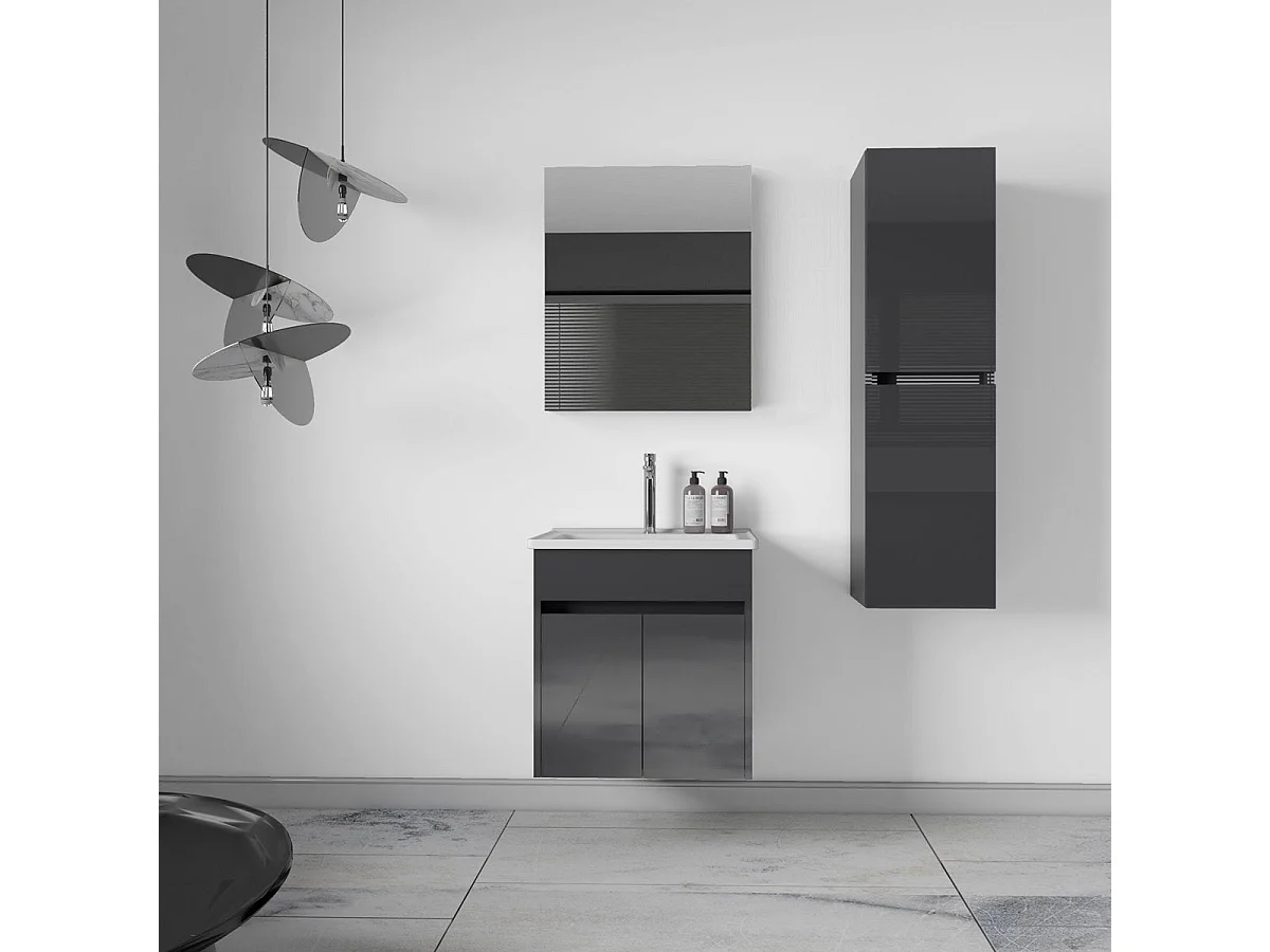 Miroir rectangulaire sans cadre DORIA largeur 60 cm