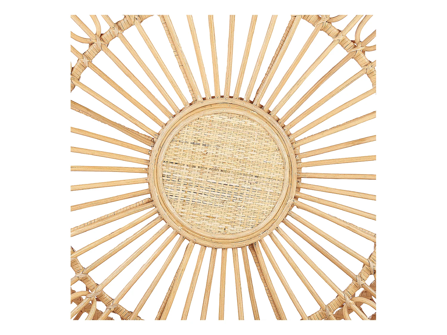 Table basse RANDAZZO Rotin Marron clair