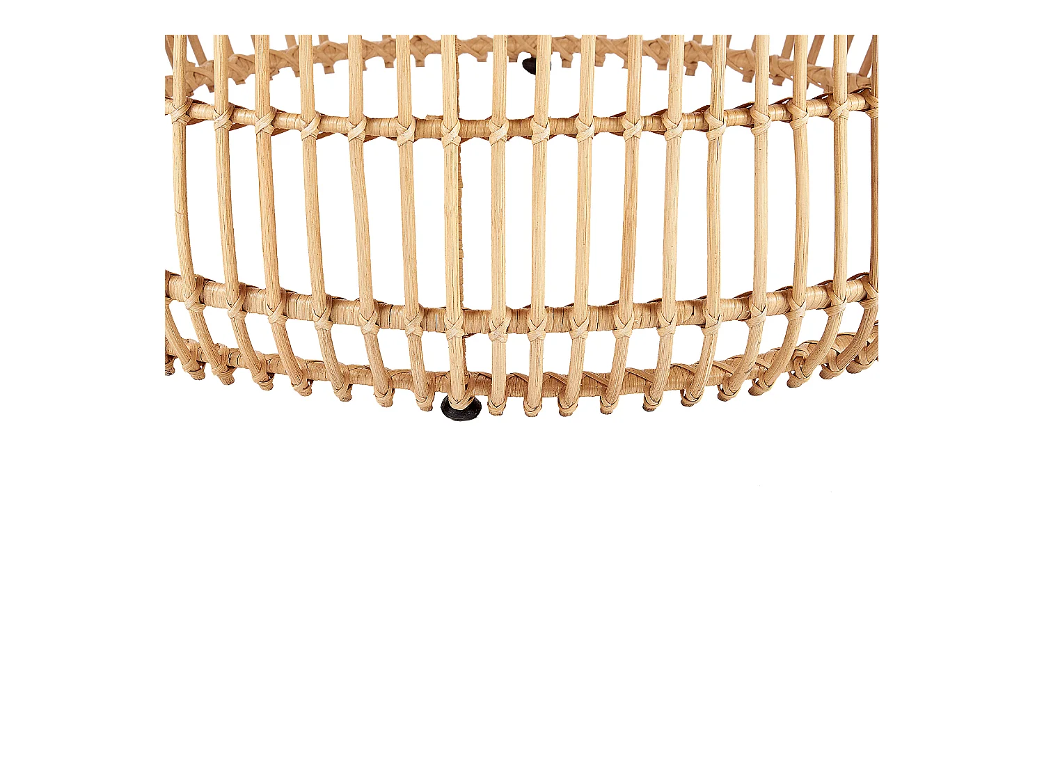 Table basse RANDAZZO Rotin Marron clair