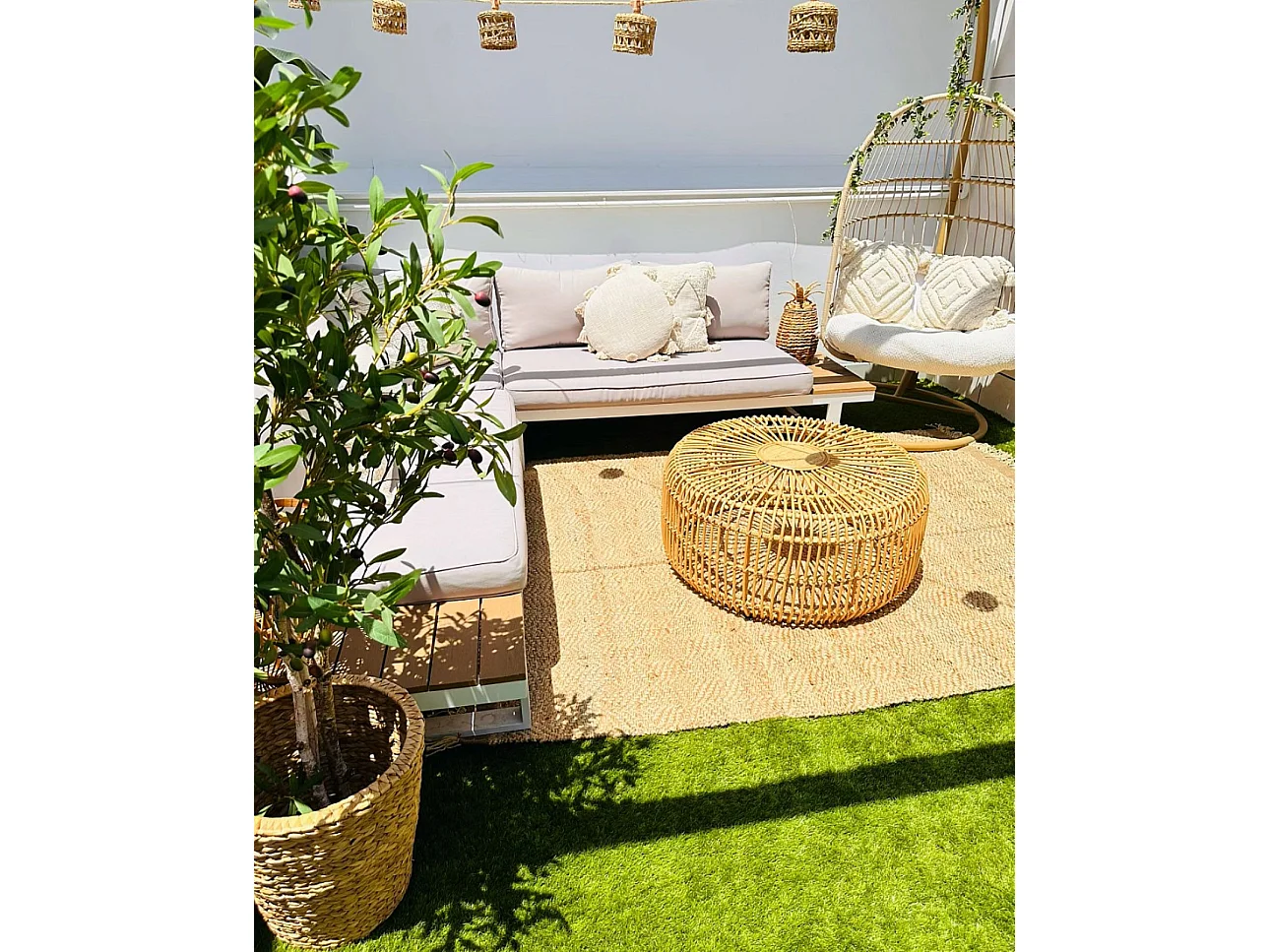 Salontafel RANDAZZO Rotan Lichtbruin