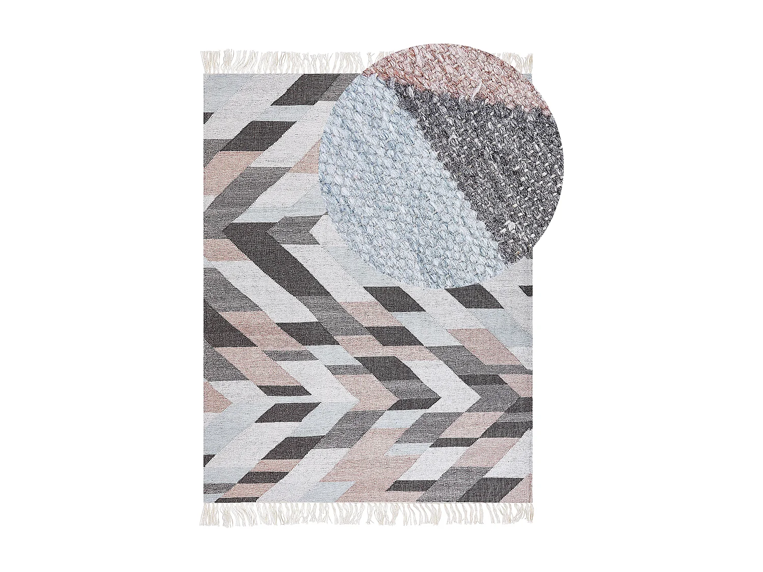 Tappeto iuta multicolore 160 x 230 cm NAKKAS