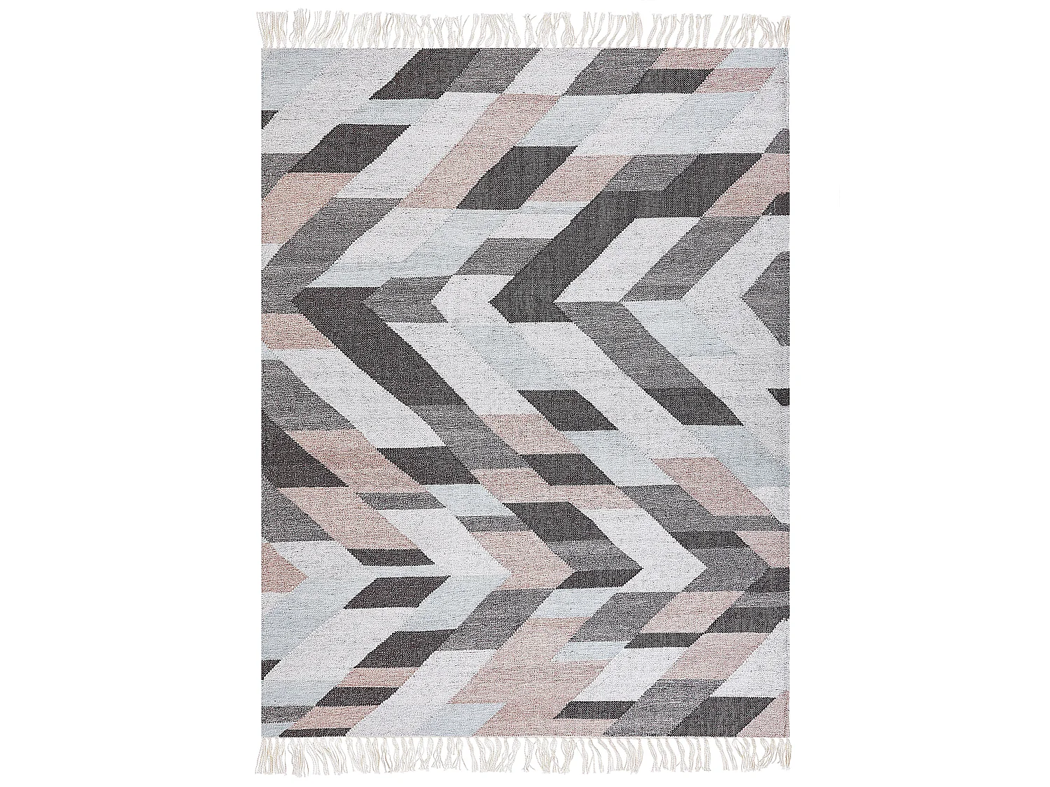 Tapis NAKKAS 160 x 230 cm Jute Multicolore