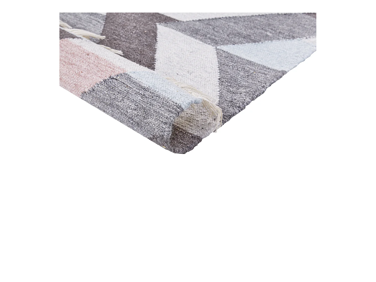 Alfombra NAKKAS 80 x 150 cm Yute Multicolor