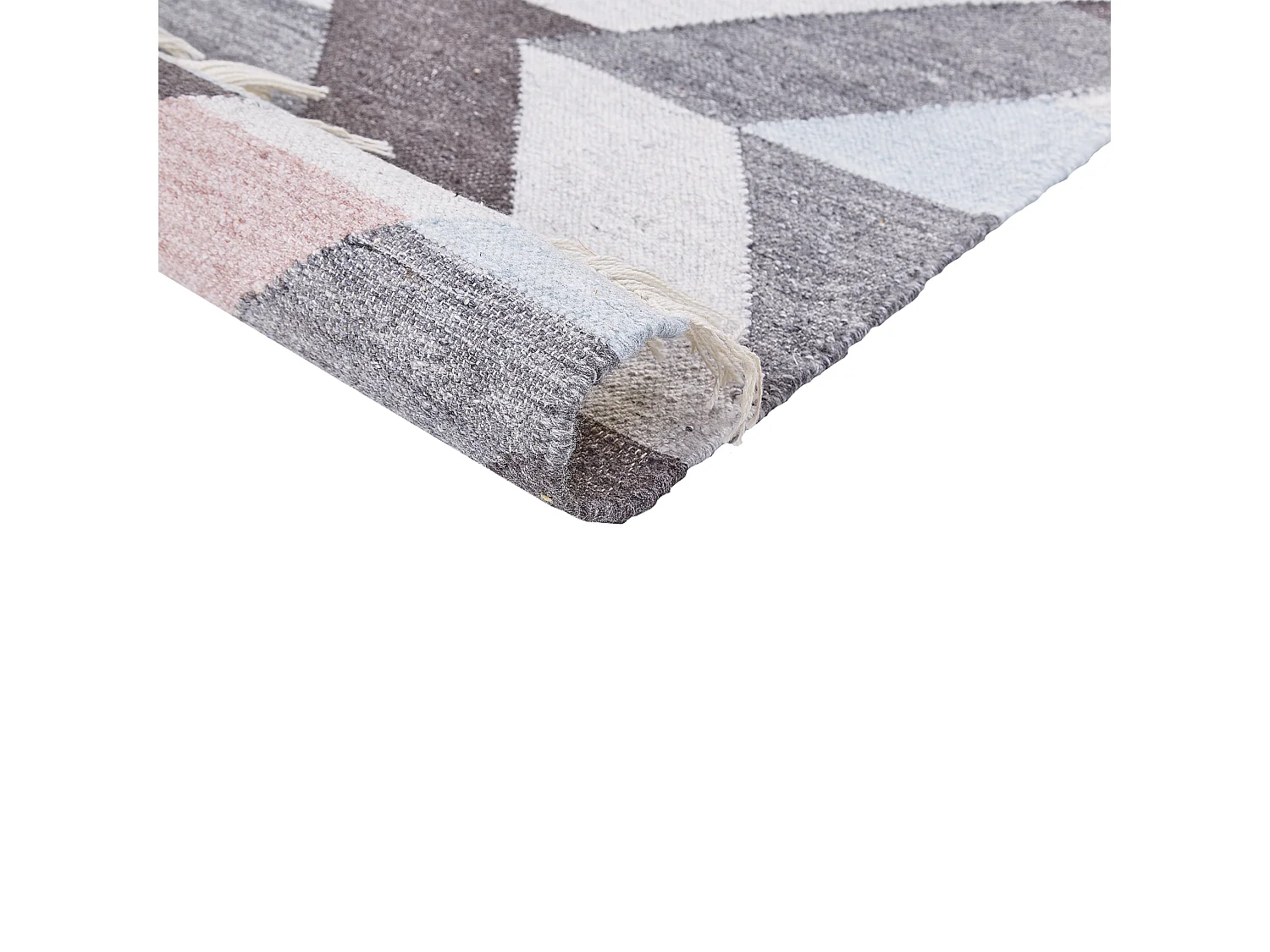 Dywan z juty 80 x 150 cm wielokolorowy NAKKAS