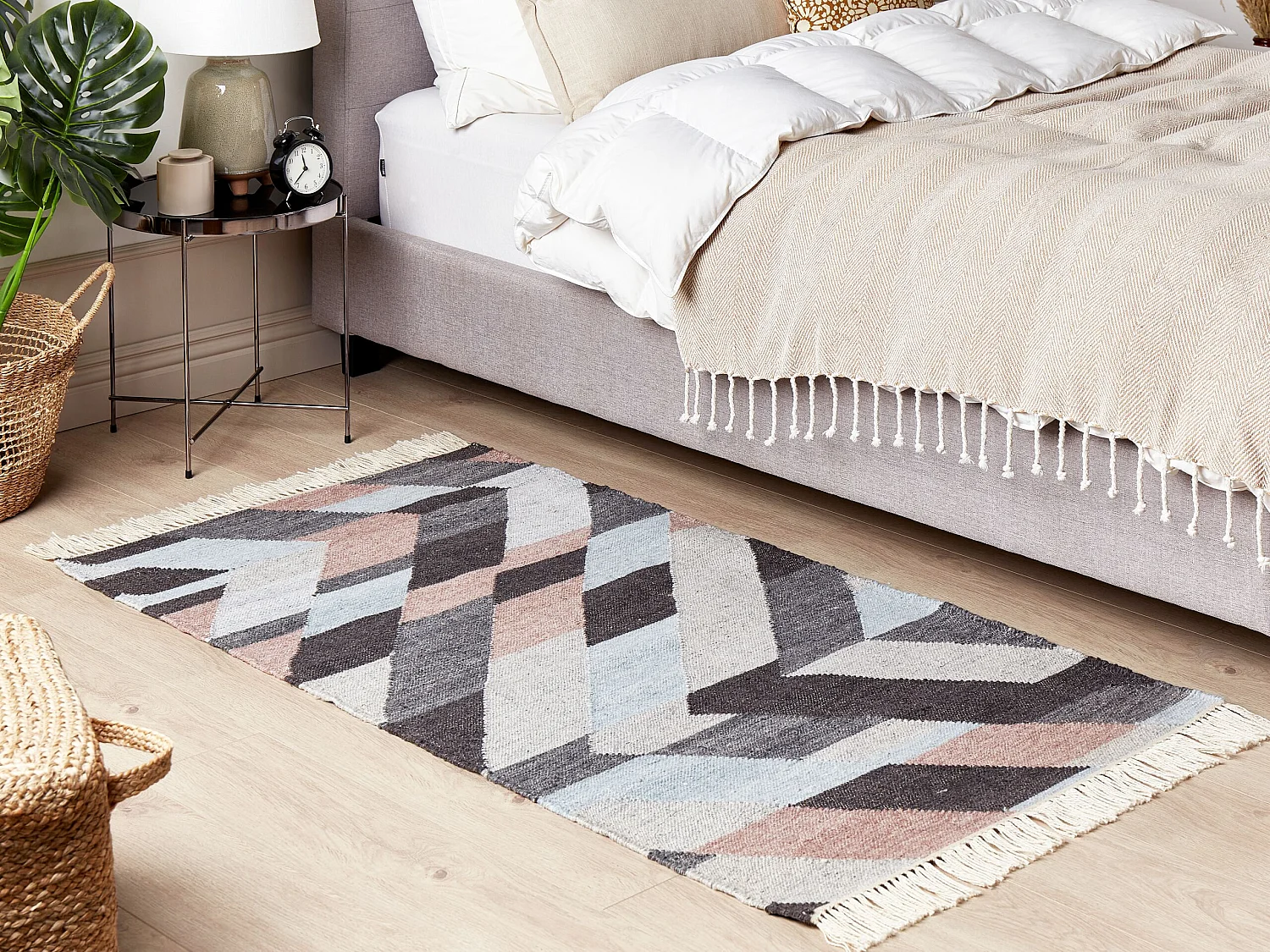 Tapis NAKKAS 80 x 150 cm Jute Multicolore