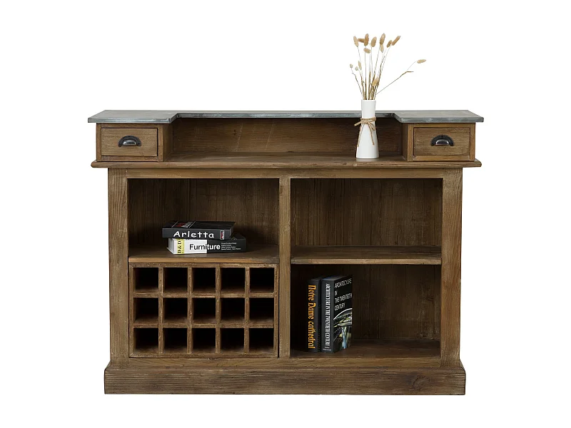 Muebles de bar de madera de cedro recuperada y metal - Spritz