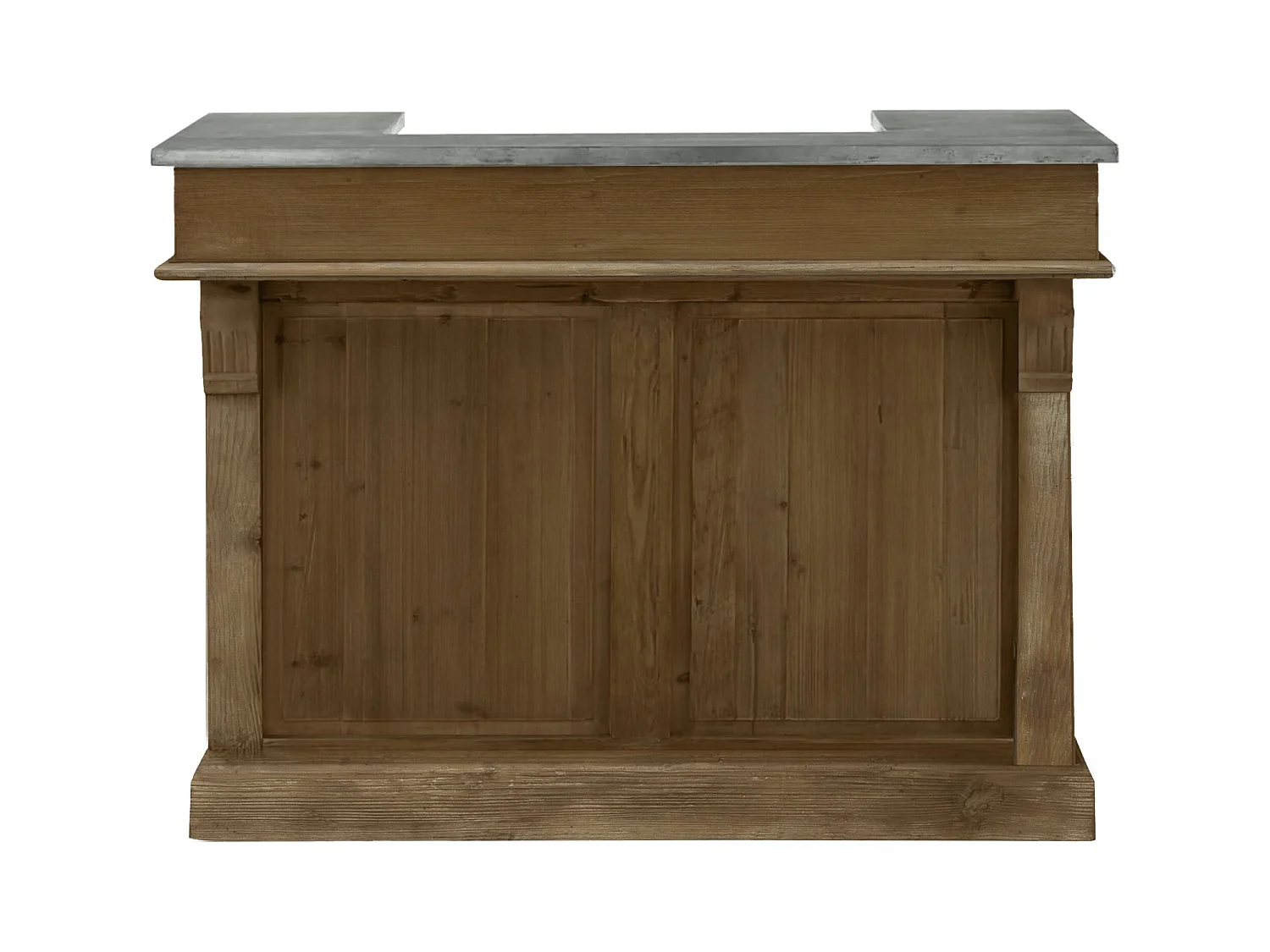 Mobile bar in legno di cedro riciclato e metallo - Spritz