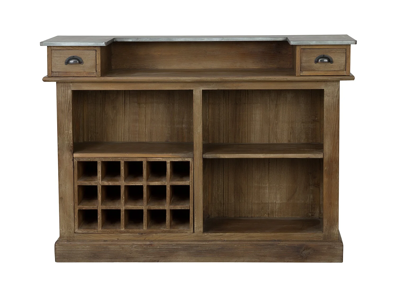 Mobile bar in legno di cedro riciclato e metallo - Spritz