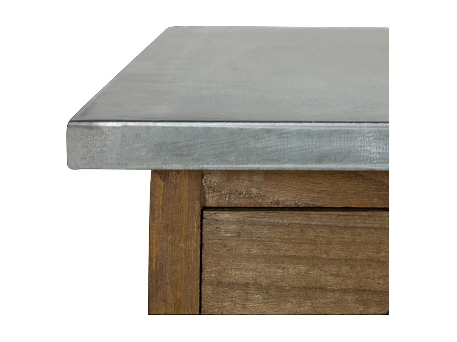 Mobile bar in legno di cedro riciclato e metallo - Spritz