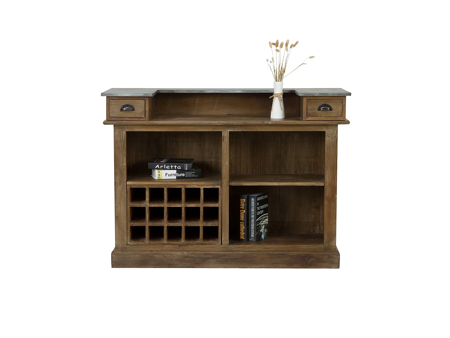 Muebles de bar de madera de cedro recuperada y metal - Spritz