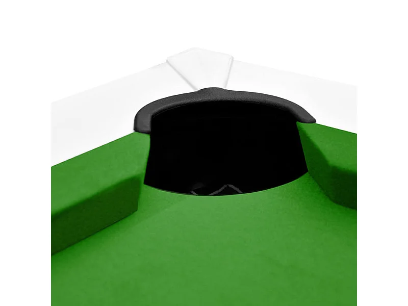 Mesa de billar convertible blanca con alfombra verde - Eddie