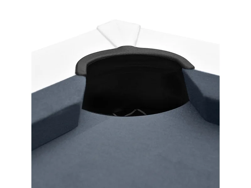 Tavolo da biliardo trasformabile bianco con tappeto grigio - Eddie