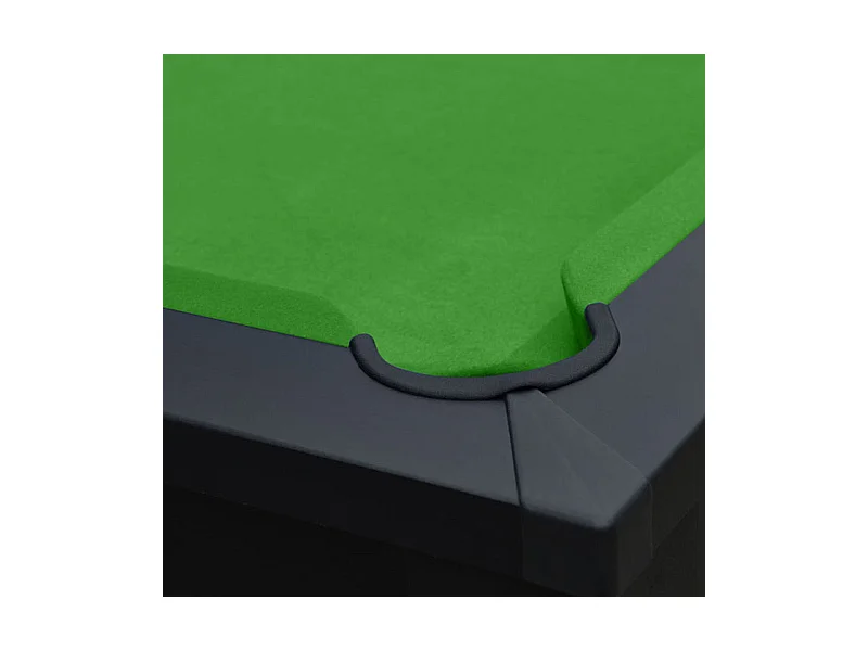 Tavolo da biliardo trasformabile nero con tappeto verde - Eddie