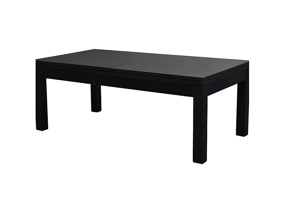 Tavolo da biliardo trasformabile nero con tappeto verde - Eddie