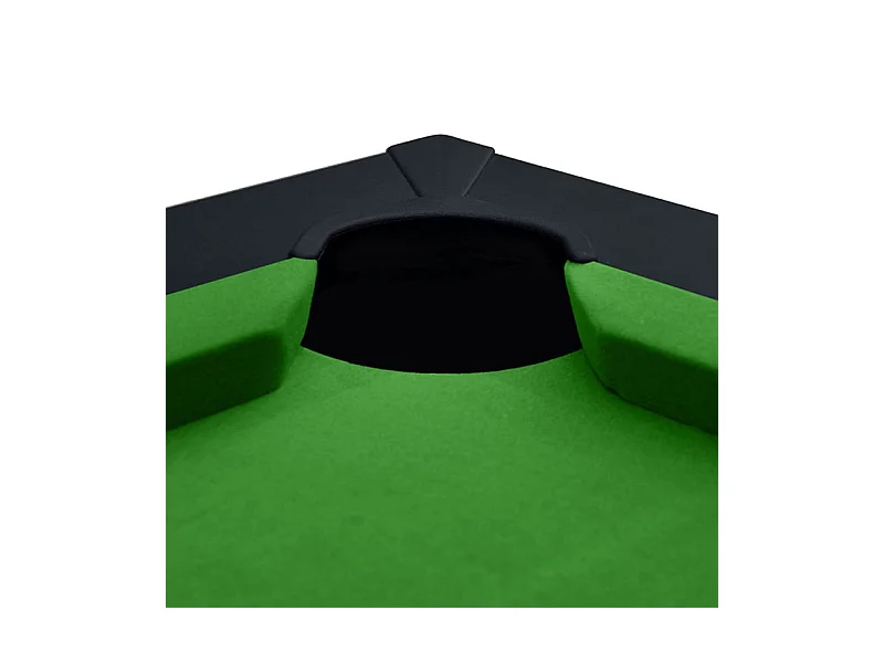 Tavolo da biliardo trasformabile nero con tappeto verde - Eddie