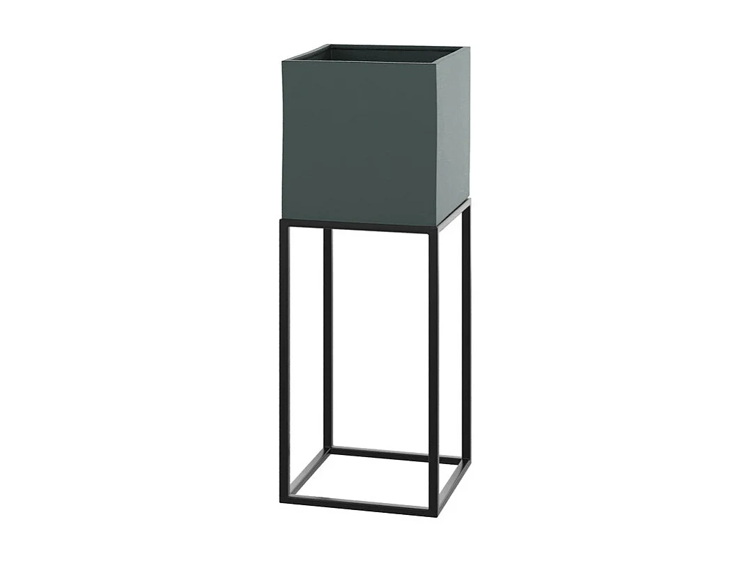 Cache-pot en métal bleu gris (lot de 3) - Eagle