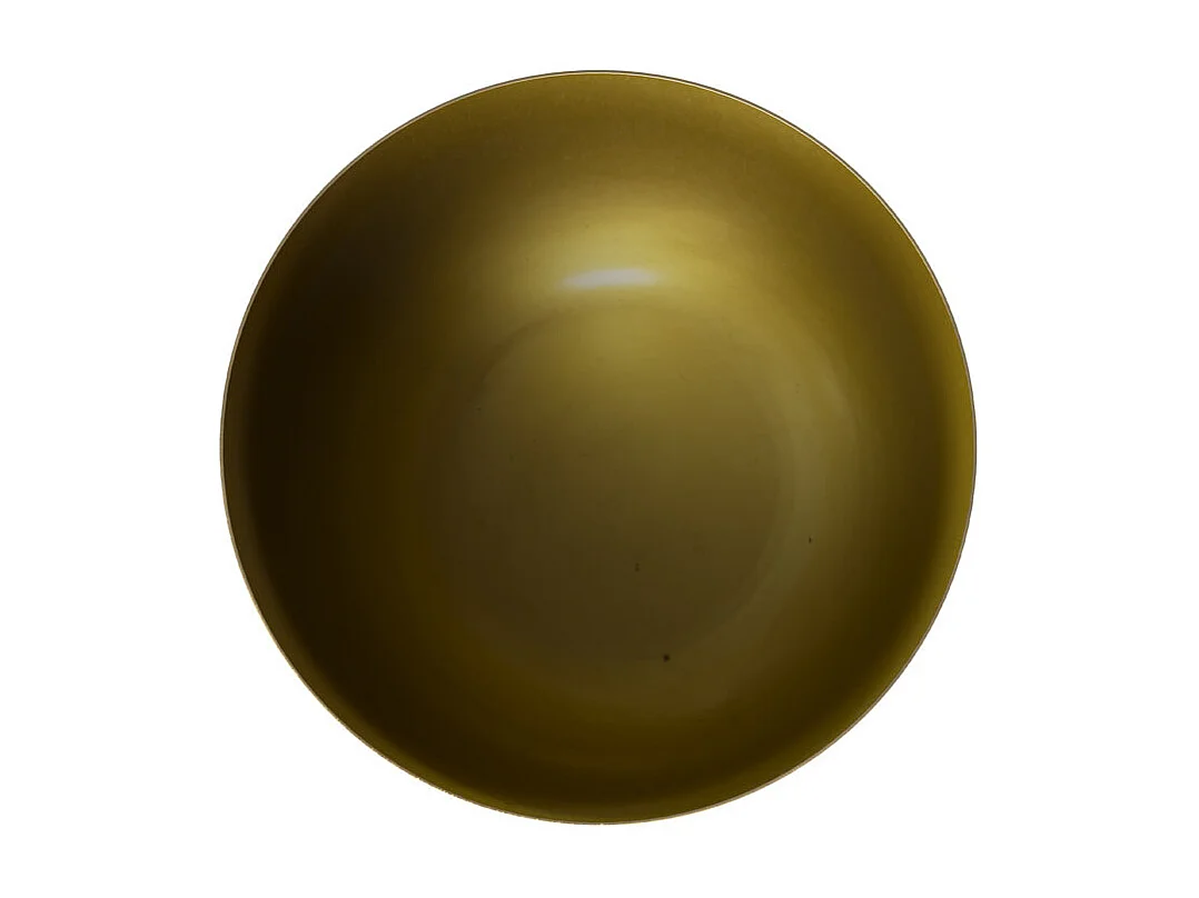 Cache-pot en métal rose clair et laiton - Moose