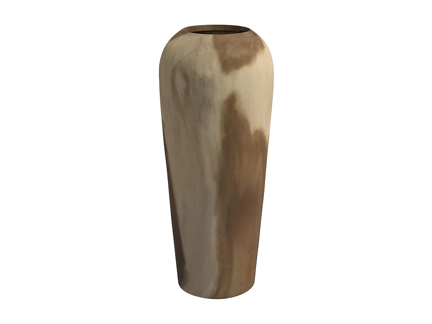 Vase décoratif en bois de suar H60 cm - Makkar