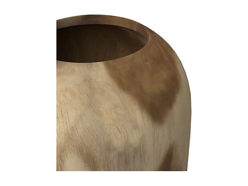 Vase décoratif en bois de suar H60 cm - Makkar