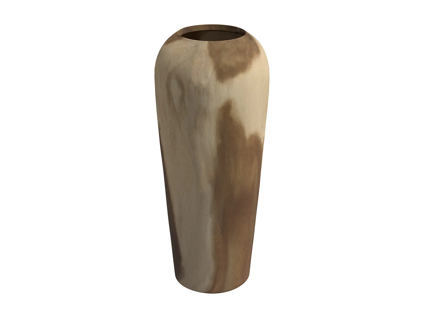 Vase décoratif en bois de suar H60 cm - Makkar