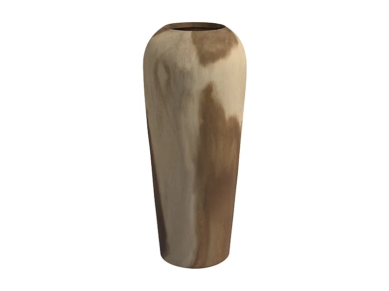 Vase décoratif en bois de suar H60 cm - Makkar
