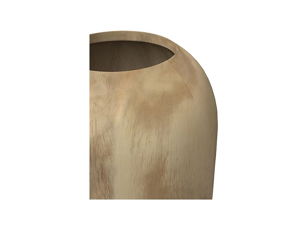 Vase décoratif en bois de suar H70 cm - Makkar