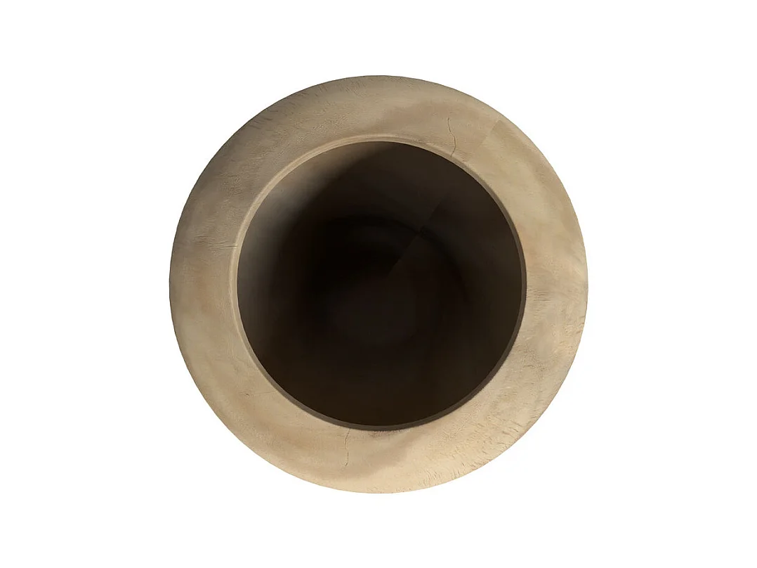 Vase décoratif en bois de suar H70 cm - Makkar