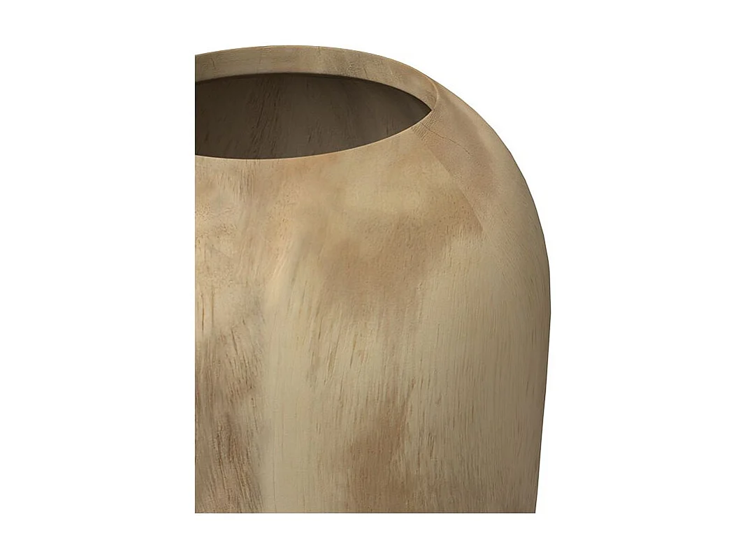 Vase décoratif en bois de suar H70 cm - Makkar