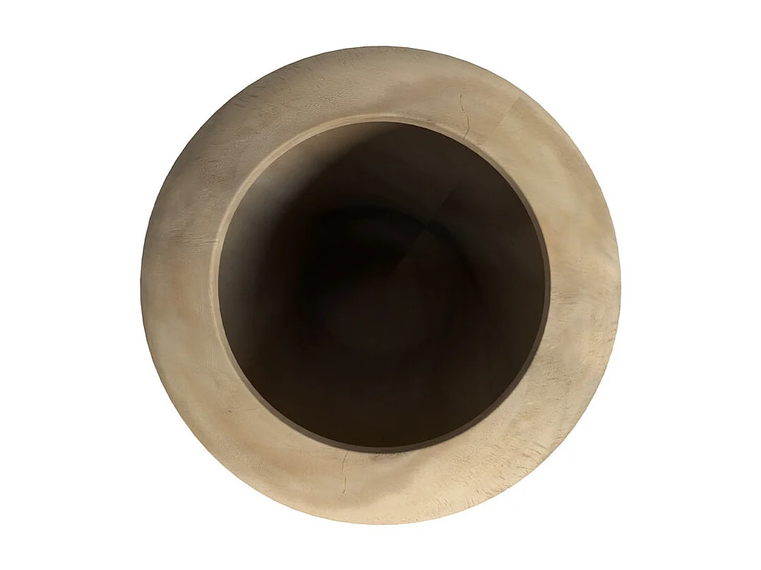 Vase décoratif en bois de suar H70 cm - Makkar