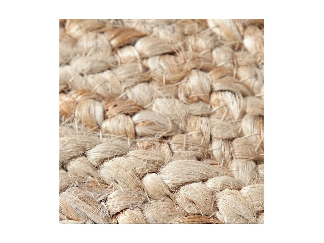 Alfombra redonda ÿ150 cm en yute - Margy