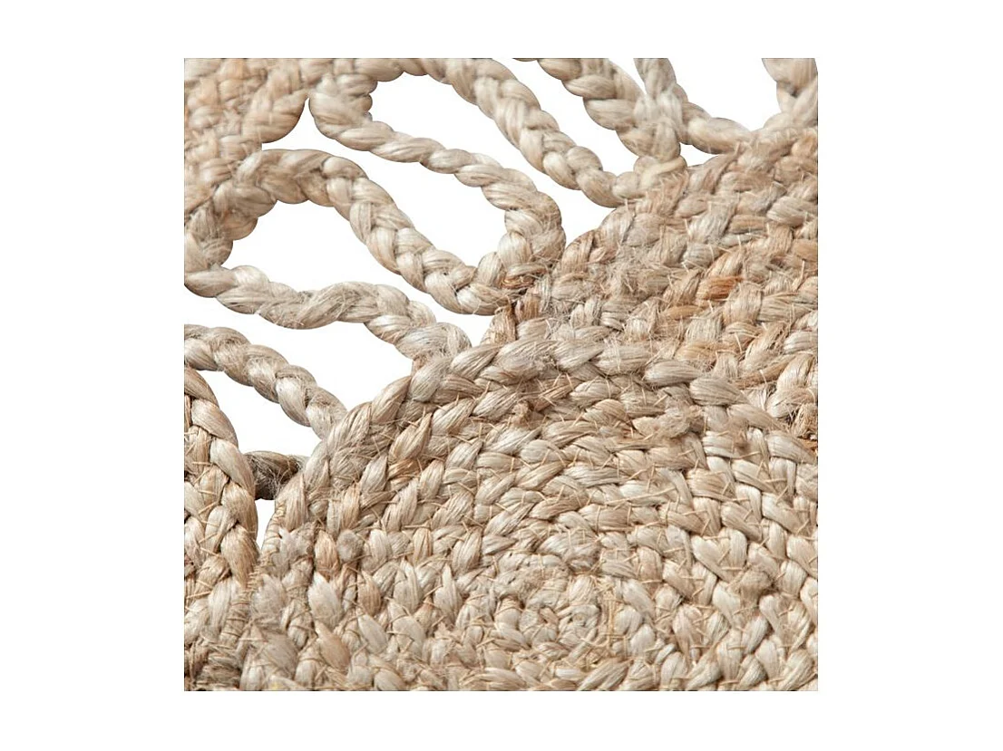 Alfombra redonda ÿ150 cm en yute - Margy