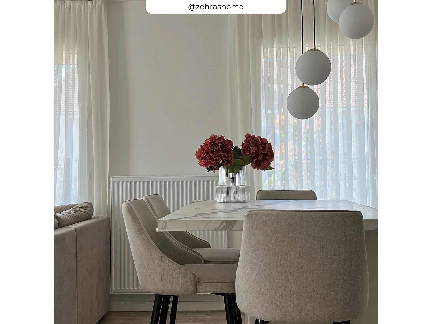 Lot de 2 chaises pour îlot central 66,5 cm en tissu beige - Pipo