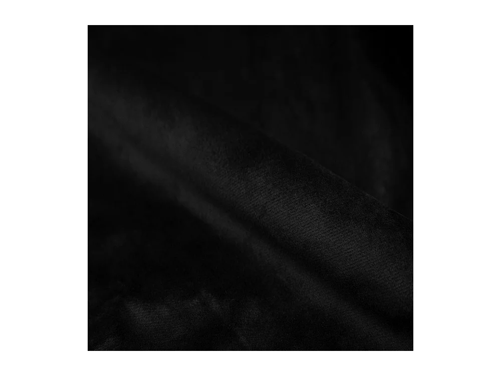 Lot de 2 chaises pour îlot central 65 cm en velours noir et doré - Henrik