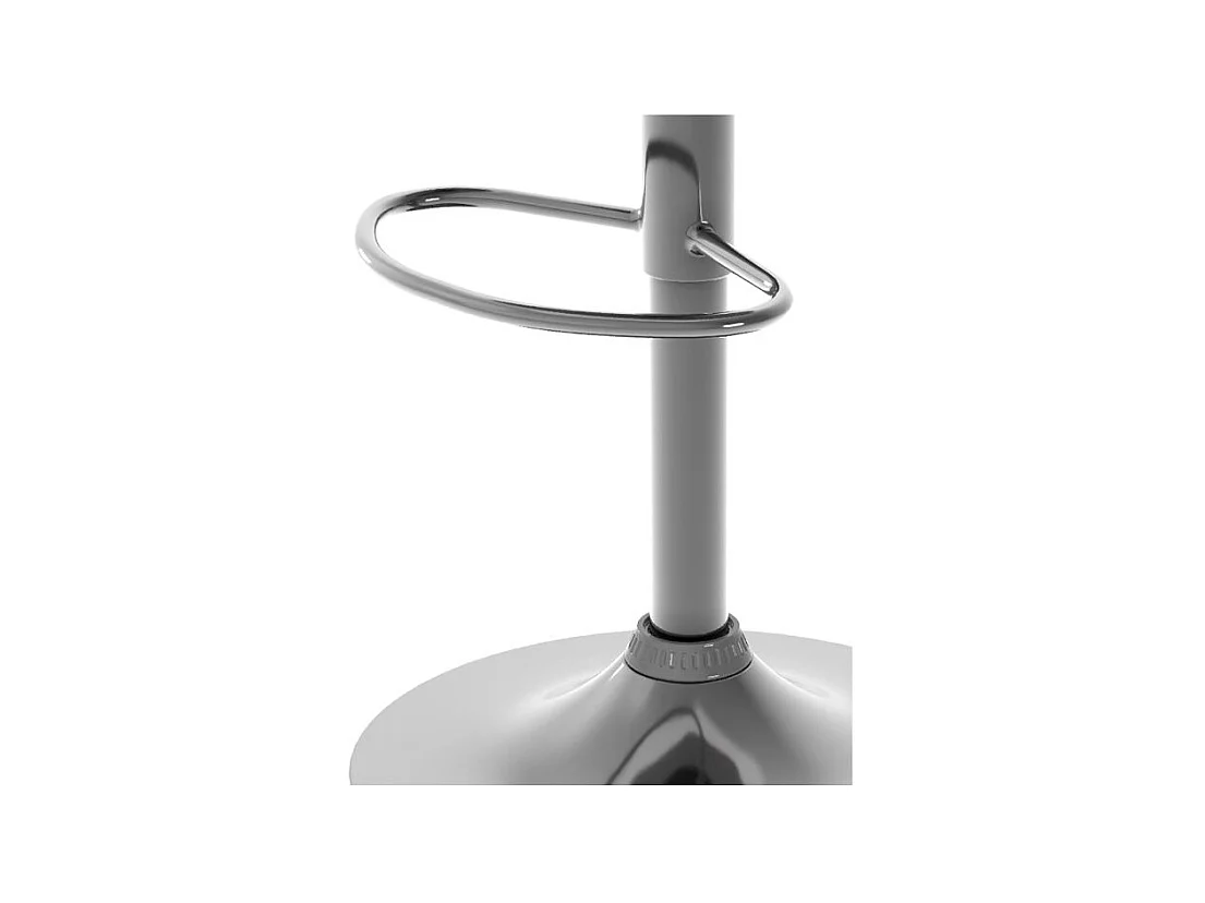 Sedia da bar regolabile  in tessuto grigio chiaro 62/84 cm - Louis